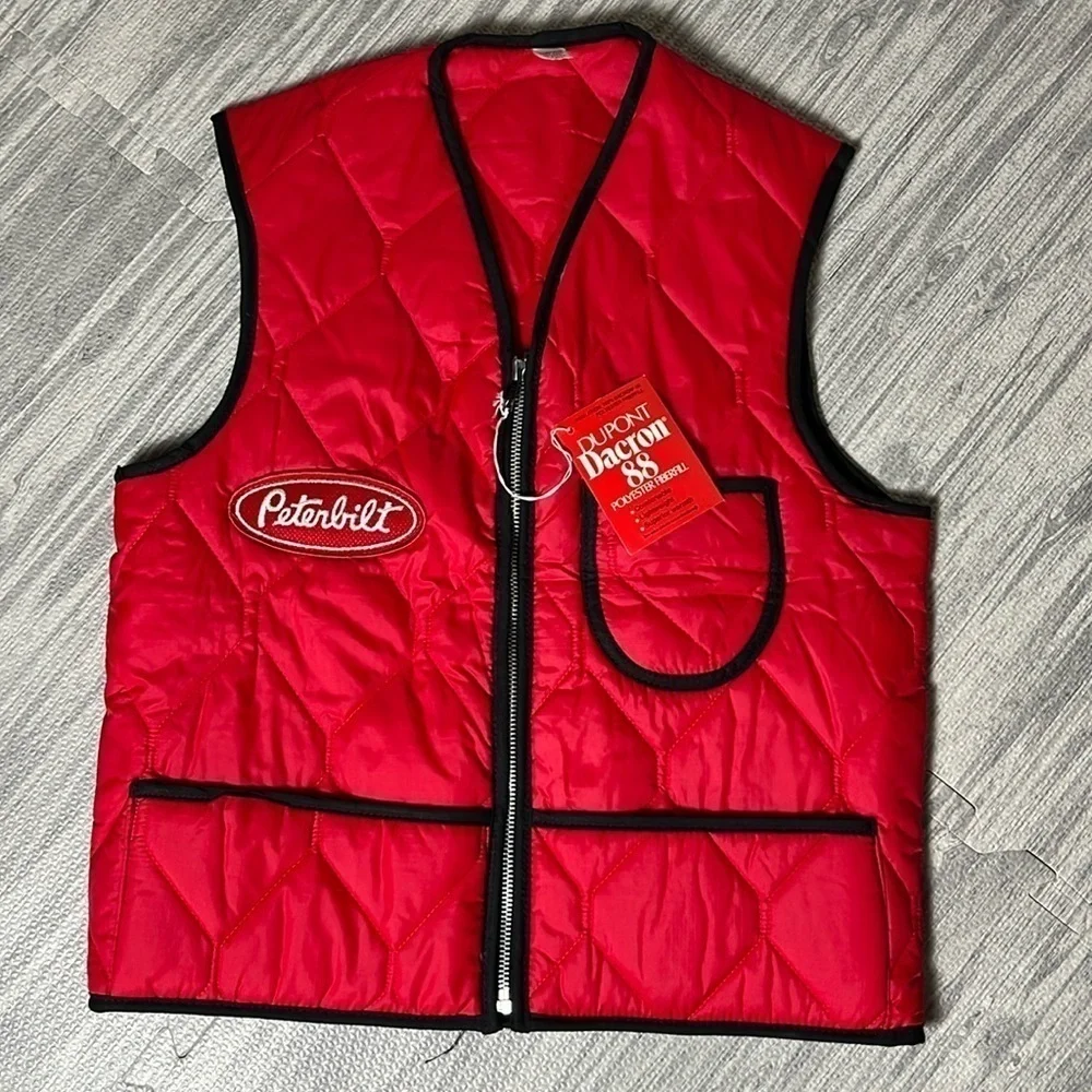 NWT Vintage Peterbilt Trucker Vest
